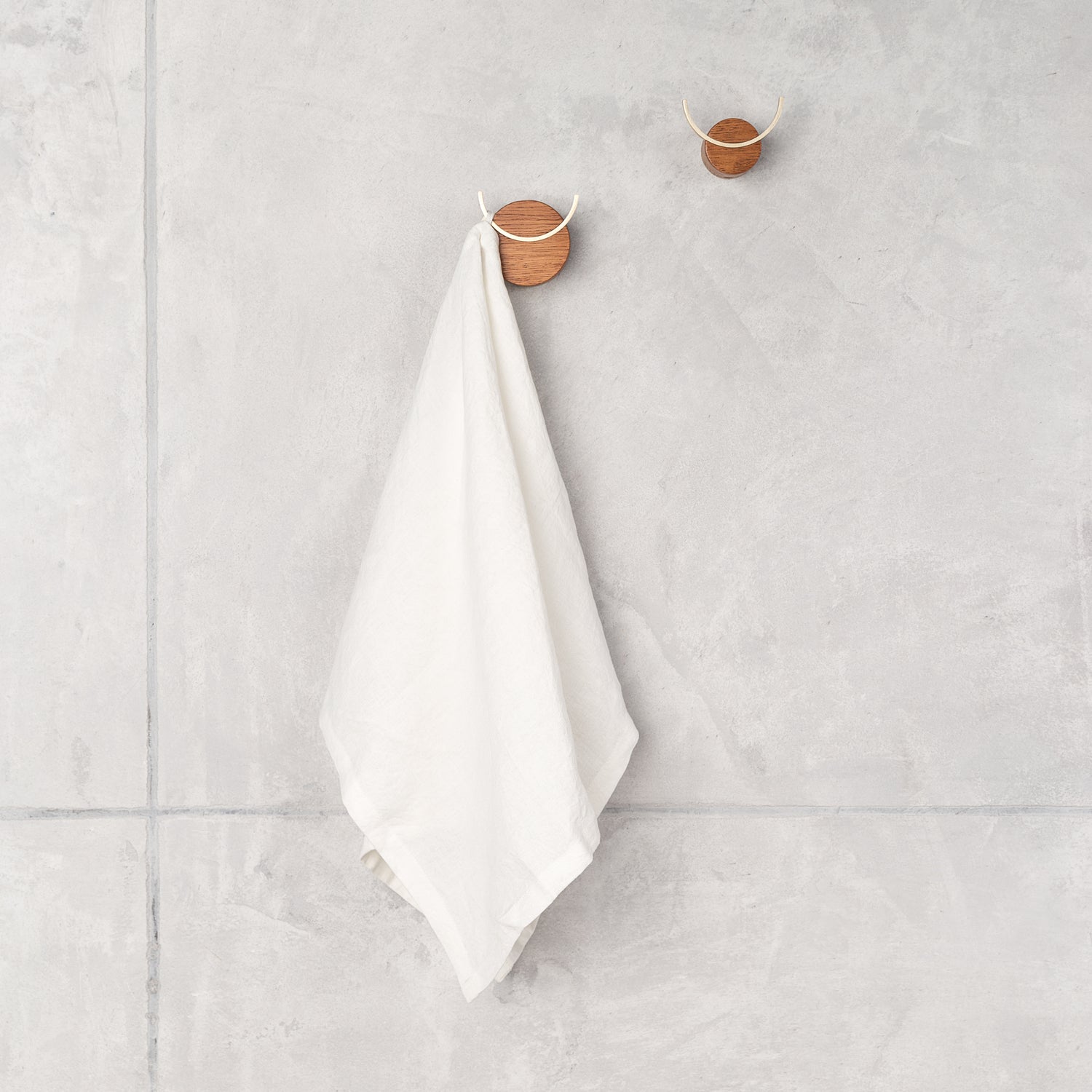 Hemp tea towel, off white