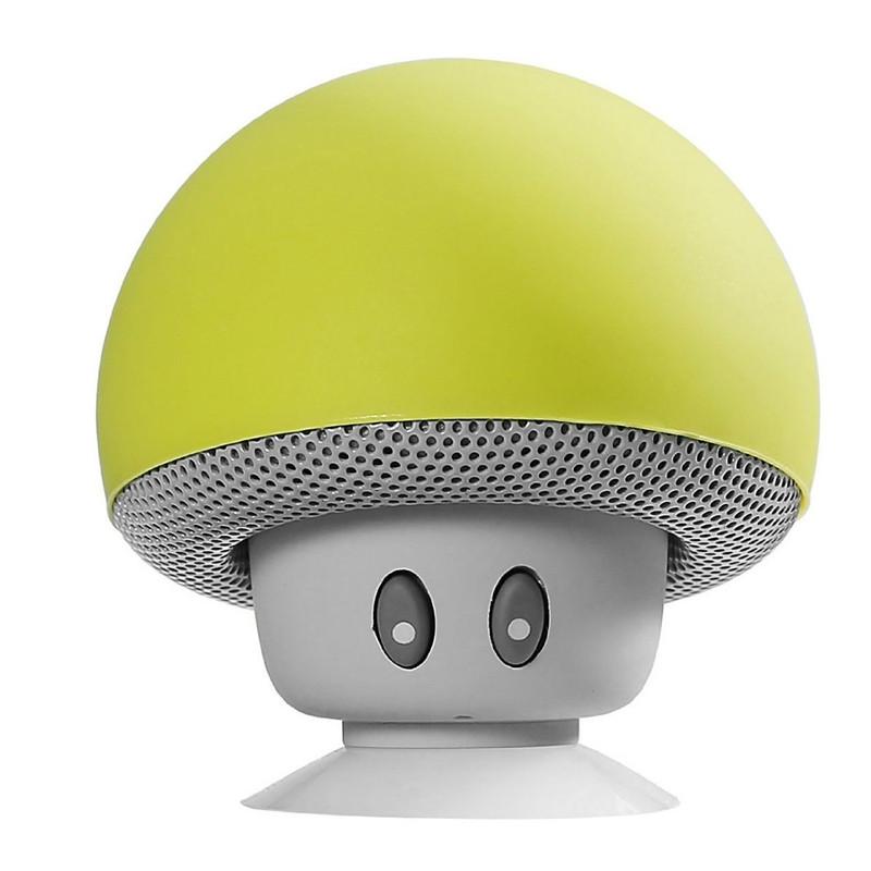 Portable Wireless Mushroom Bluetooth Speakers with Built-in Mic and